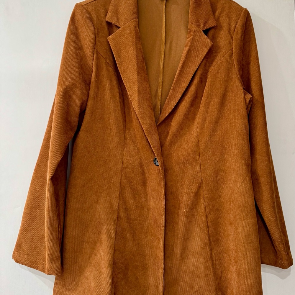Emery Rose Corduroy Women's Jacket in Camel
